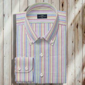 Multi Stripes Men's Dress Shirt