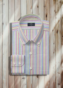 Multi Stripes Men's Dress Shirt