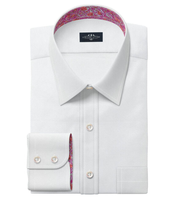 White Men Dress Shirt