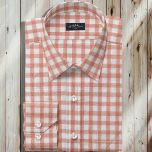 Men's Peach Dress Shirt