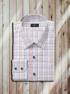 Multi Color Weave Twill Dress Shirt