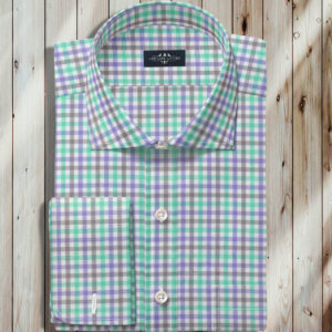 blue herringbone dress shirt