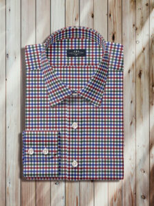 Multi Color Mens Shirt, Straight Poing Collar, Two Button Rounded Cuff, Pure Cotton Multi Color Fabric, Break Resistant Buttons​