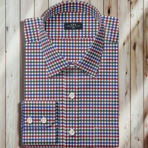 Multi Color Mens Shirt, Straight Poing Collar, Two Button Rounded Cuff, Pure Cotton Multi Color Fabric, Break Resistant Buttons​